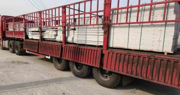 漳州 白麻荔枝面外墙干挂，工厂装车日常