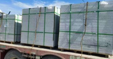 漳州 芝麻白花岗岩地铺石装车日常