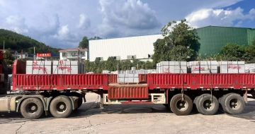 漳州 芝麻灰花岗岩地铺石出货日常