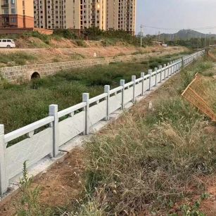 漳州 白麻河道栏杆效果展示图