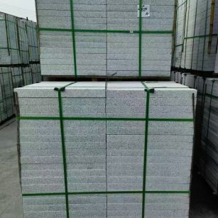 漳州 芝麻白火烧，园林广场市政工程地铺石，1.8~5.0厚均有现货