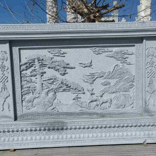 漳州 芝麻白大型照壁，屏风，影壁