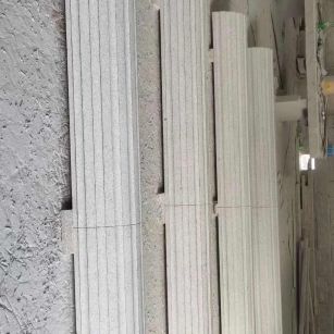 漳州 花岗岩厂家带你看白麻花岗岩门楼大柱柱皮