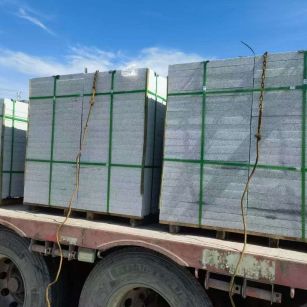 漳州 芝麻白花岗岩地铺石装车日常