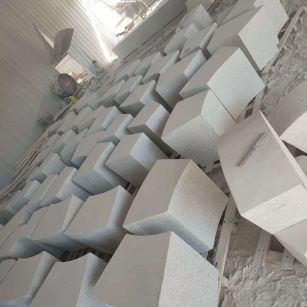 漳州 白麻花岗岩异形坐凳