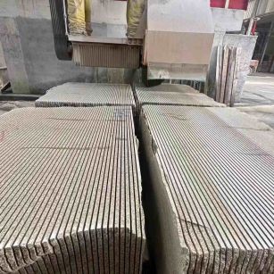 漳州 车间生产日常，黄金麻白麻花岗岩