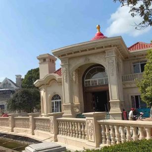 漳州 黄金麻花岗岩欧式别墅