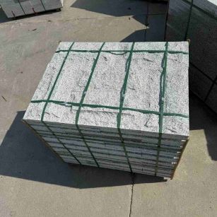 漳州 白麻花岗岩石材自然面蘑菇石成品