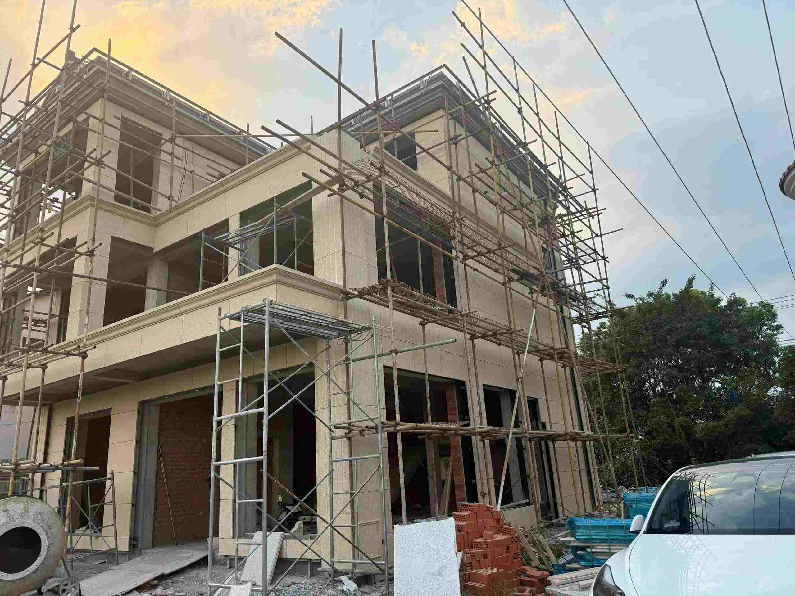 漳州 黄金麻荔枝面花岗岩外墙干挂