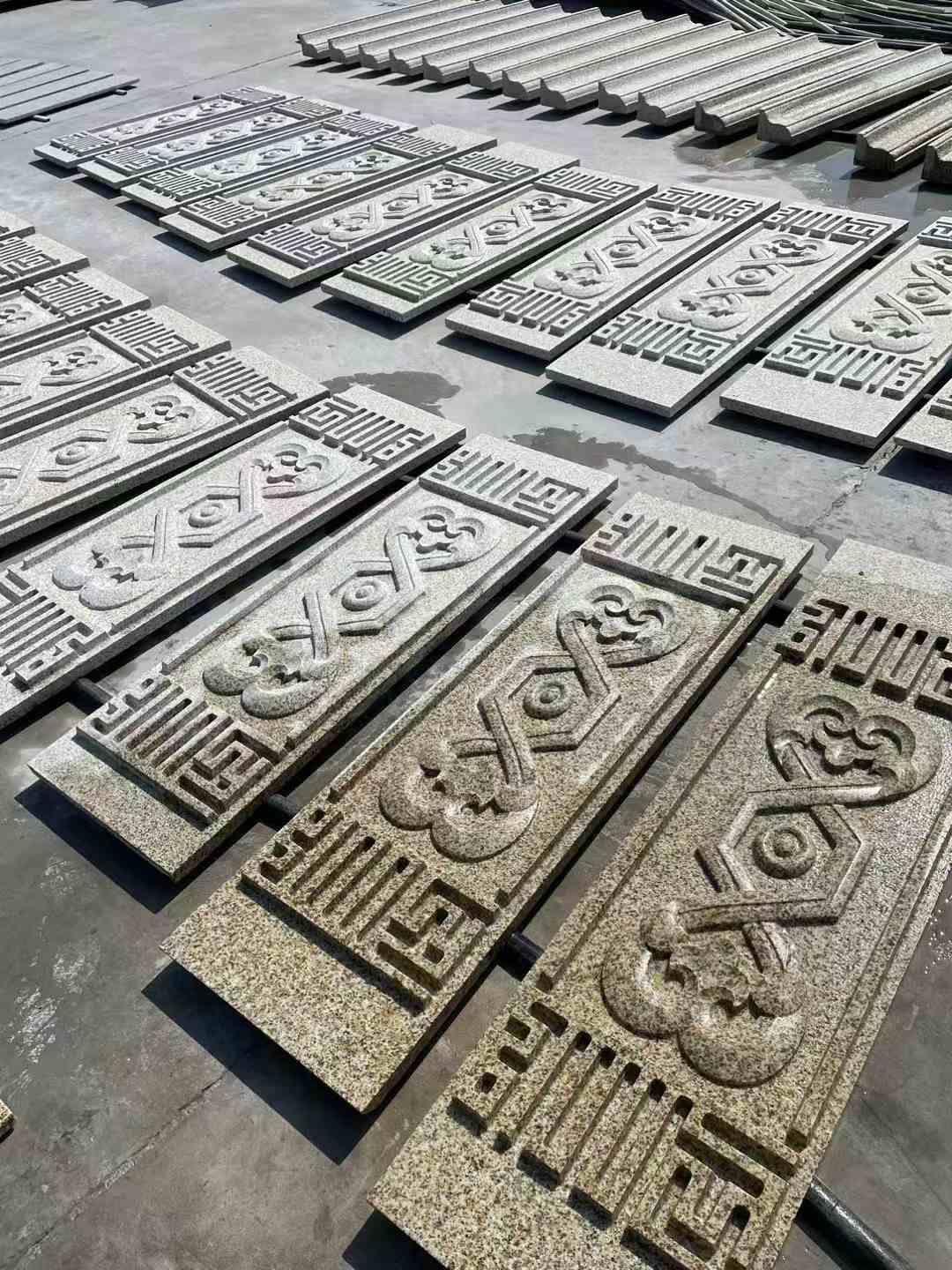 漳州 黄金麻花岗岩外墙雕刻板