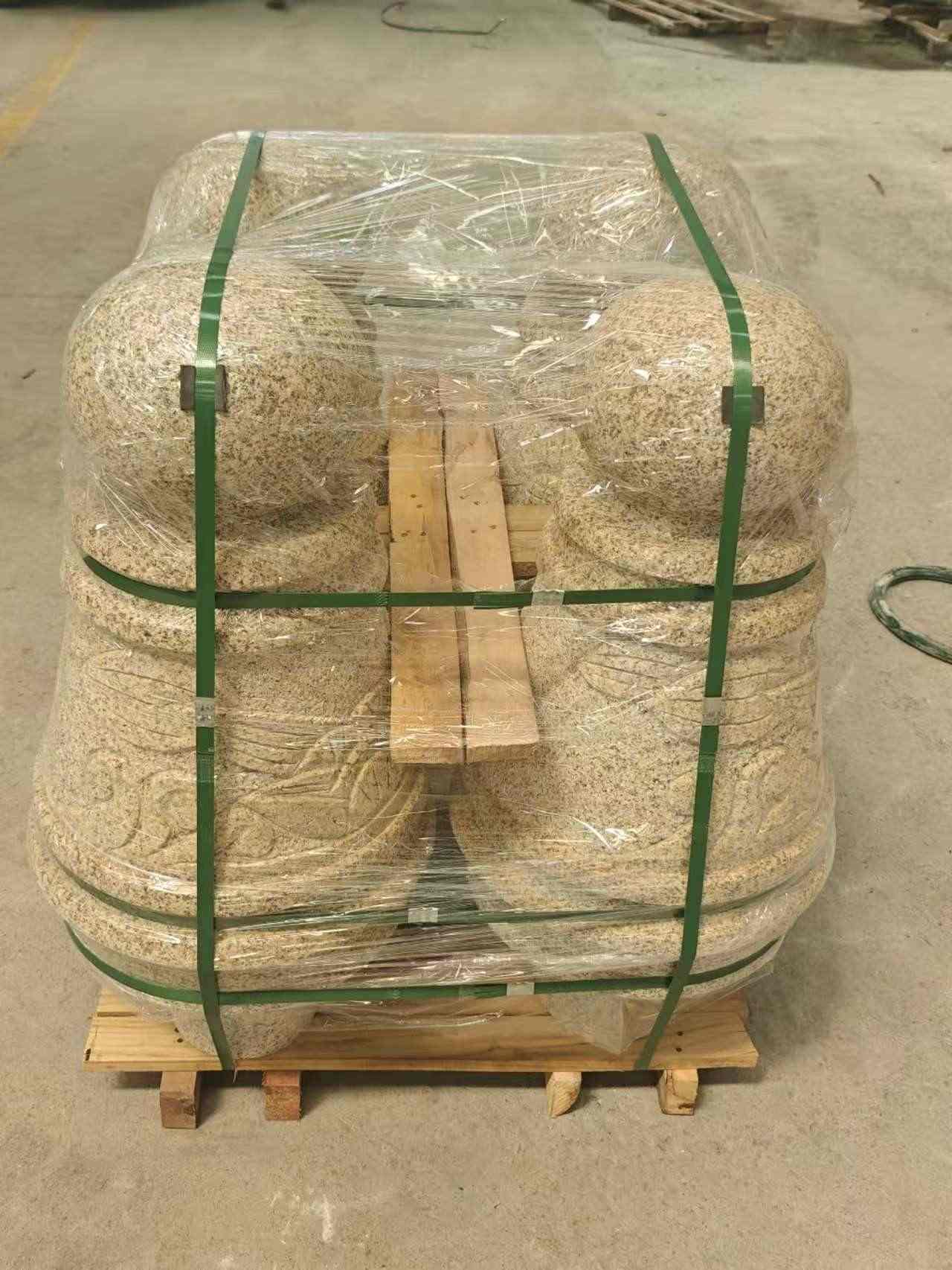 漳州 黄金麻异形定制雕花——棒棒糖挡车柱