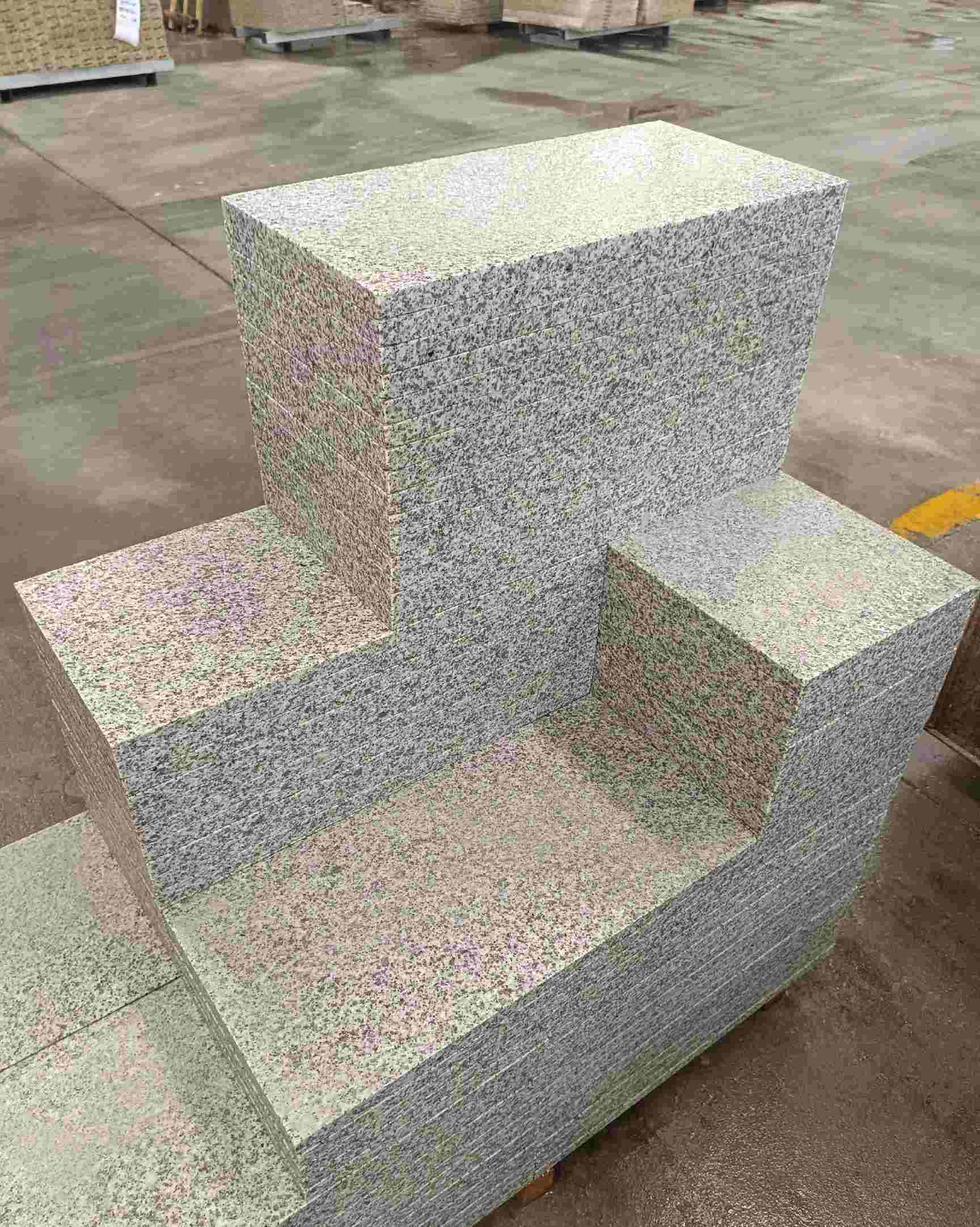 漳州 白麻花岗岩荔枝面地铺石