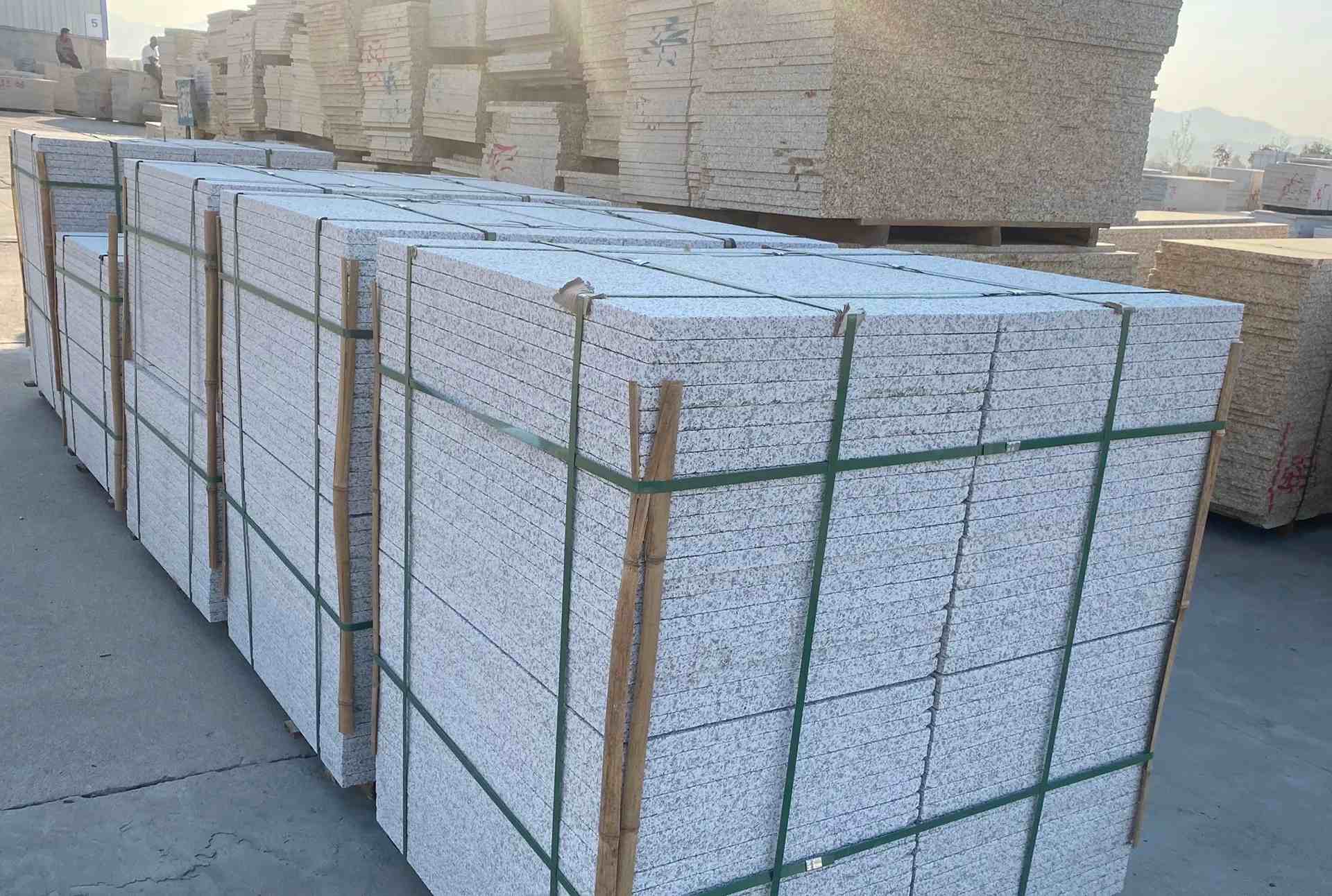 漳州 白麻花岗岩荔枝面地铺石