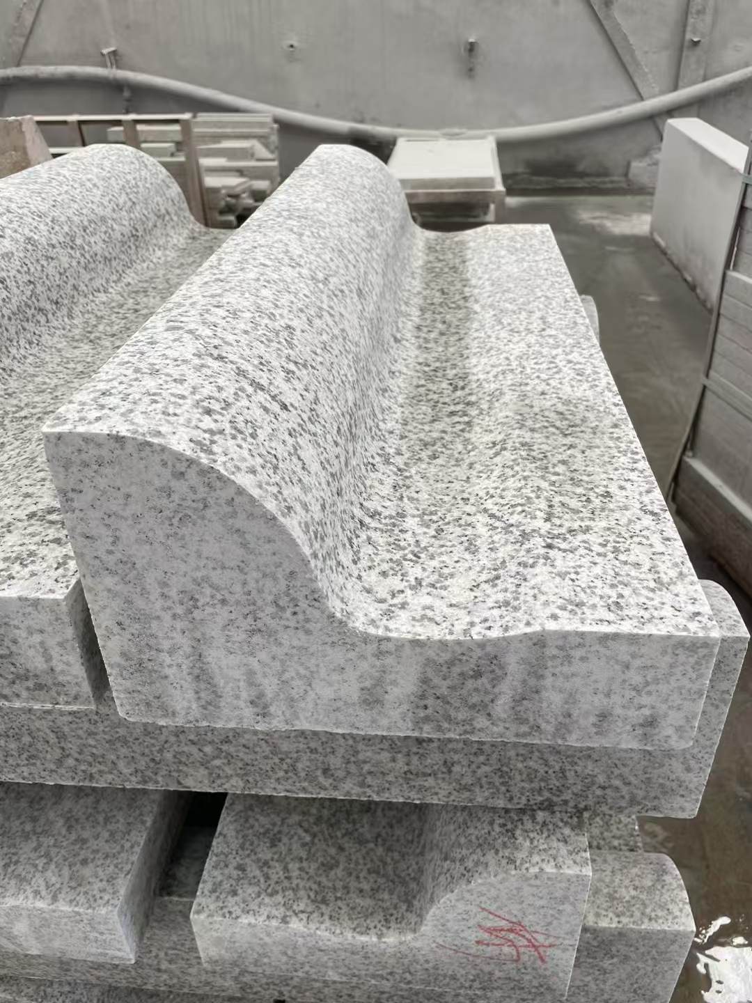 漳州 白麻花岗岩S型路沿石，路侧石，马路牙子等